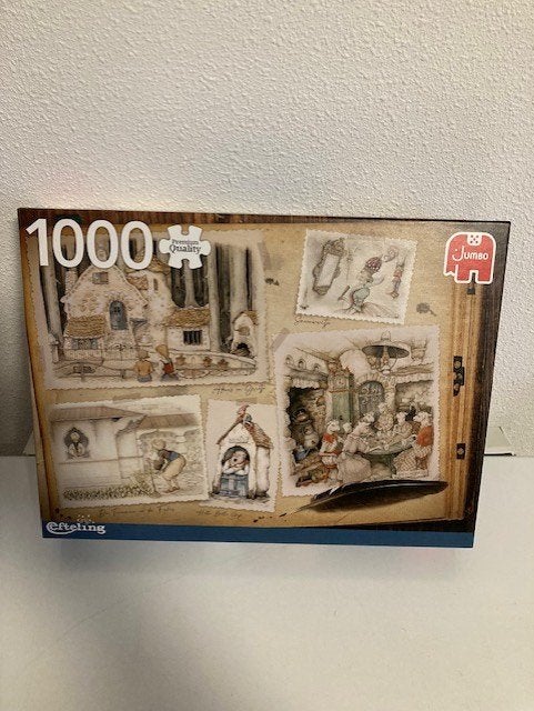 Efteling legpuzzel Anton Pieck 1000 stukjes, Ophalen, 500 t/m 1500 stukjes, Zo goed als nieuw, Legpuzzel