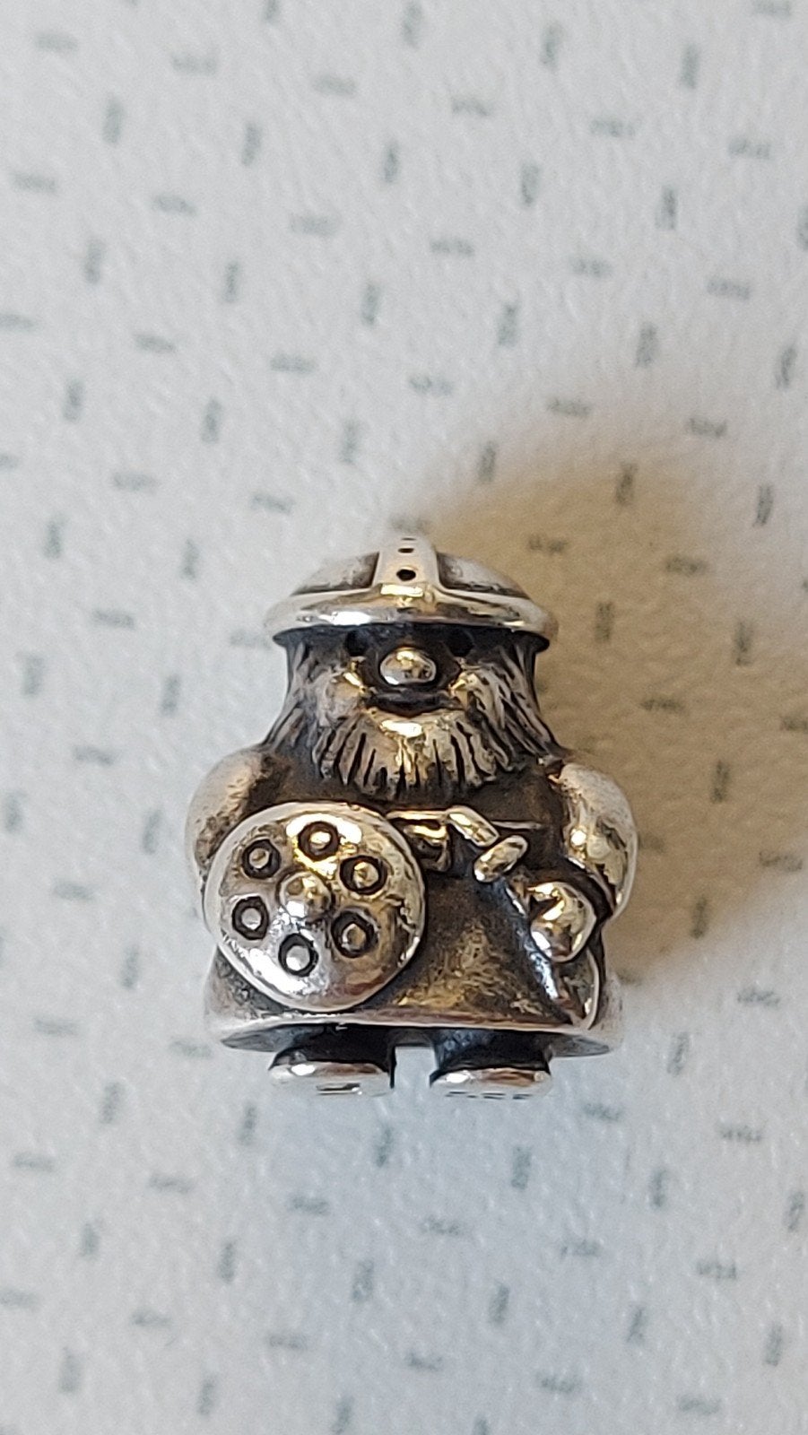 ZELDZAME originele Pandora bedel Noorman Viking, Sieraden, Tassen en Uiterlijk, Bedels, Ophalen of Verzenden, Zo goed als nieuw