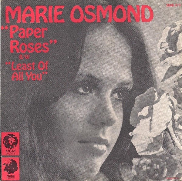 Marie Osmond - Paper Roses (Single), Gebruikt, 7 inch, Pop, Overige typen