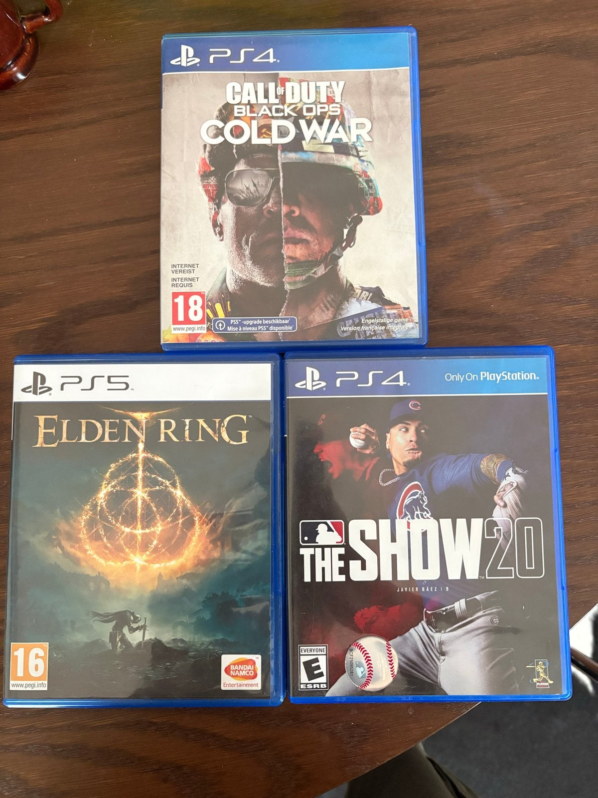 PS4/PS5 Games: Elden Ring, Call of Duty, MLB The Show 20, Ophalen, Online, 1 speler, Zo goed als nieuw