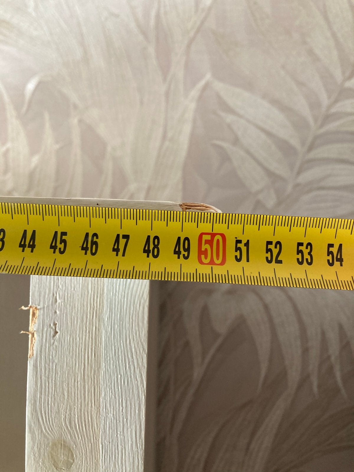 Houten Boekenkast met 5 planken - Wit/Beige, Huis en Inrichting, Kasten | Boekenkasten, Ophalen, Met plank(en), Minder dan 50 cm