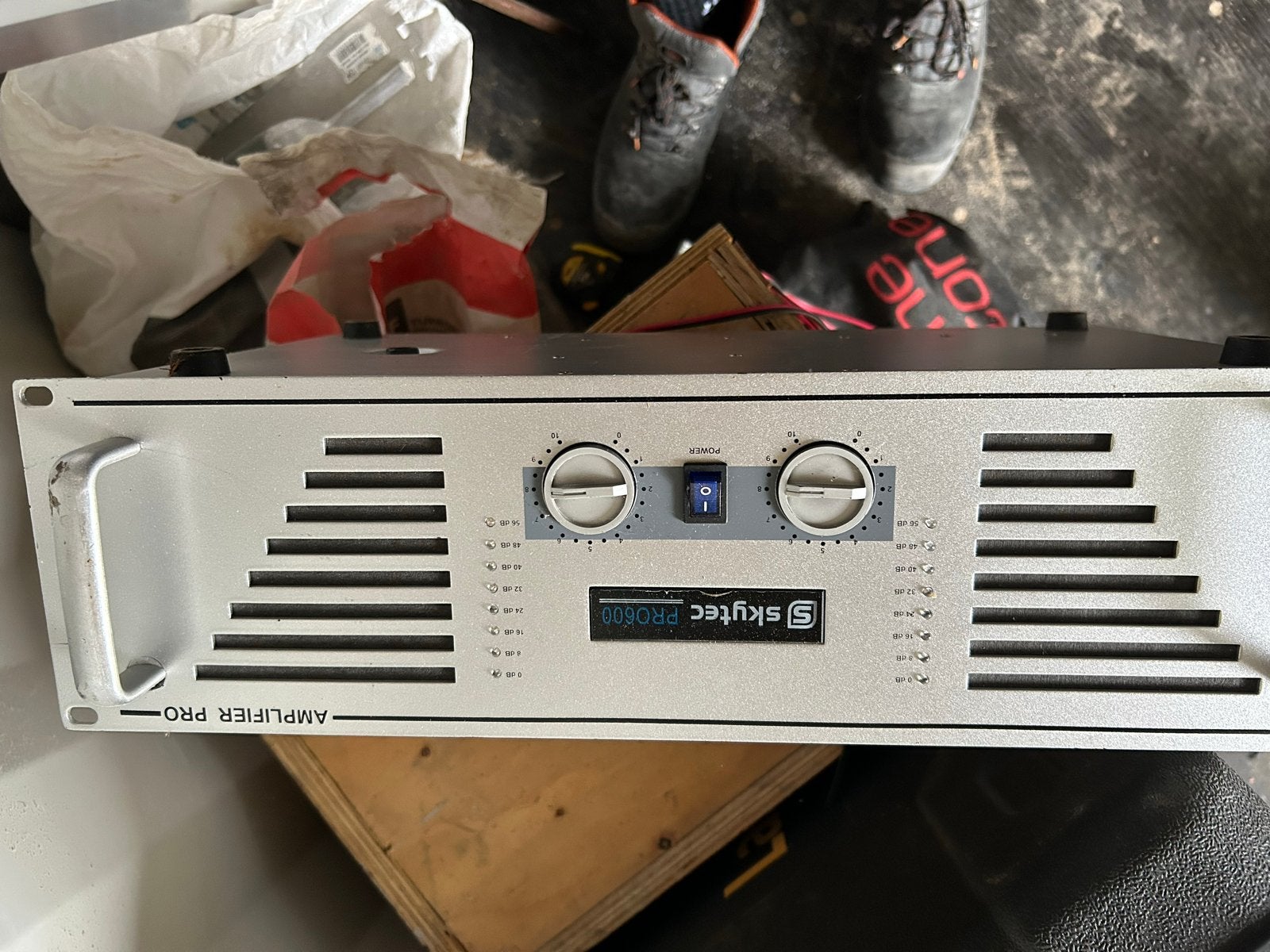Skytec PRO-600 PA Versterker - Gebruikt, Overige merken, Gebruikt, Ophalen of Verzenden, 120 watt of meer