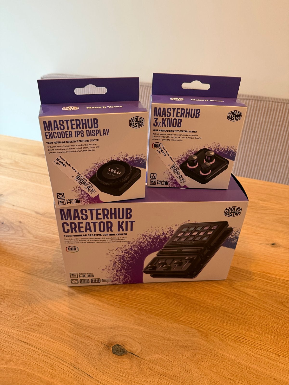 Cooler Master MasterHub Creator Kit, Encoder en 3x Knob, Ophalen, Nieuw