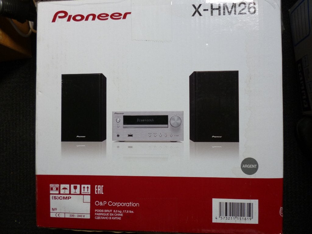 stereoset pioneer xhm26 zilver NIEUW cd fm, Ophalen of Verzenden, Tuner of Radio, Pioneer, Microset