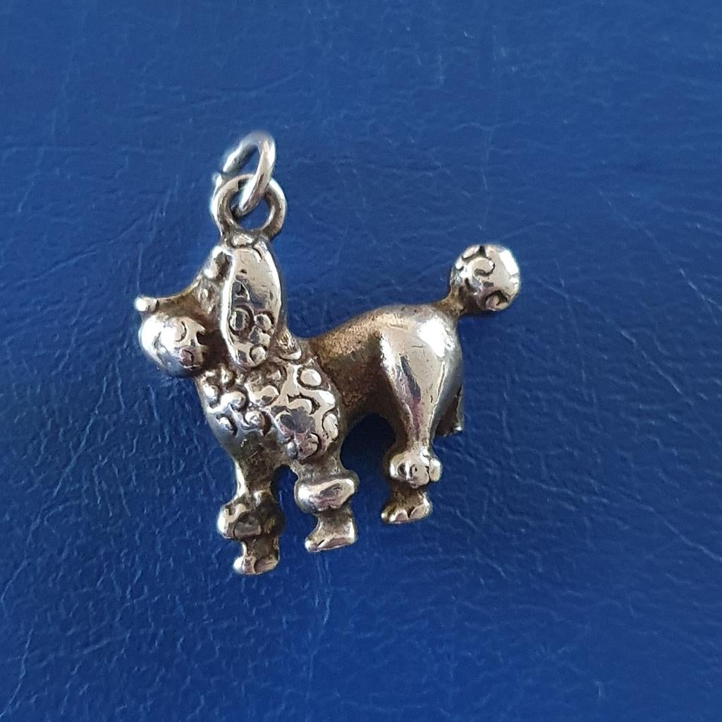 Zilveren poedel bedel met 3 pootjes, Sieraden, Tassen en Uiterlijk, Ophalen of Verzenden