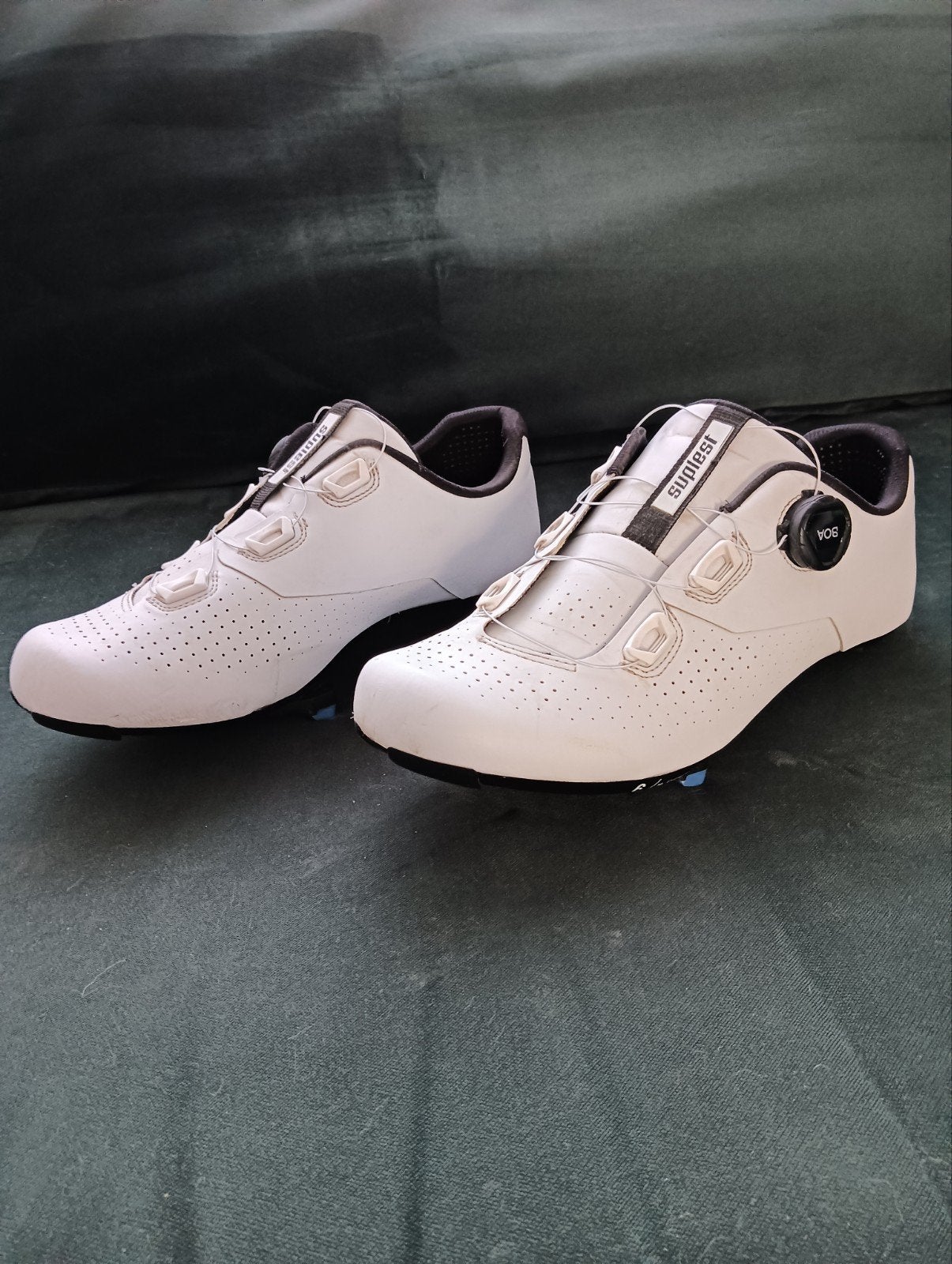 Suplest road edge+2.0 sport white racefiets schoenen maat 45, Verzenden, Gebruikt, Schoenen