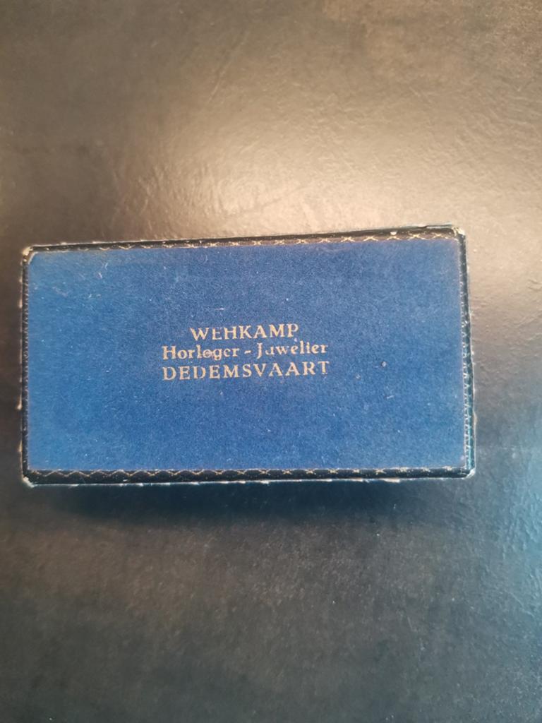 Antiek juweliersdoosje Wehkamp Dedemsvaart, Ophalen of Verzenden