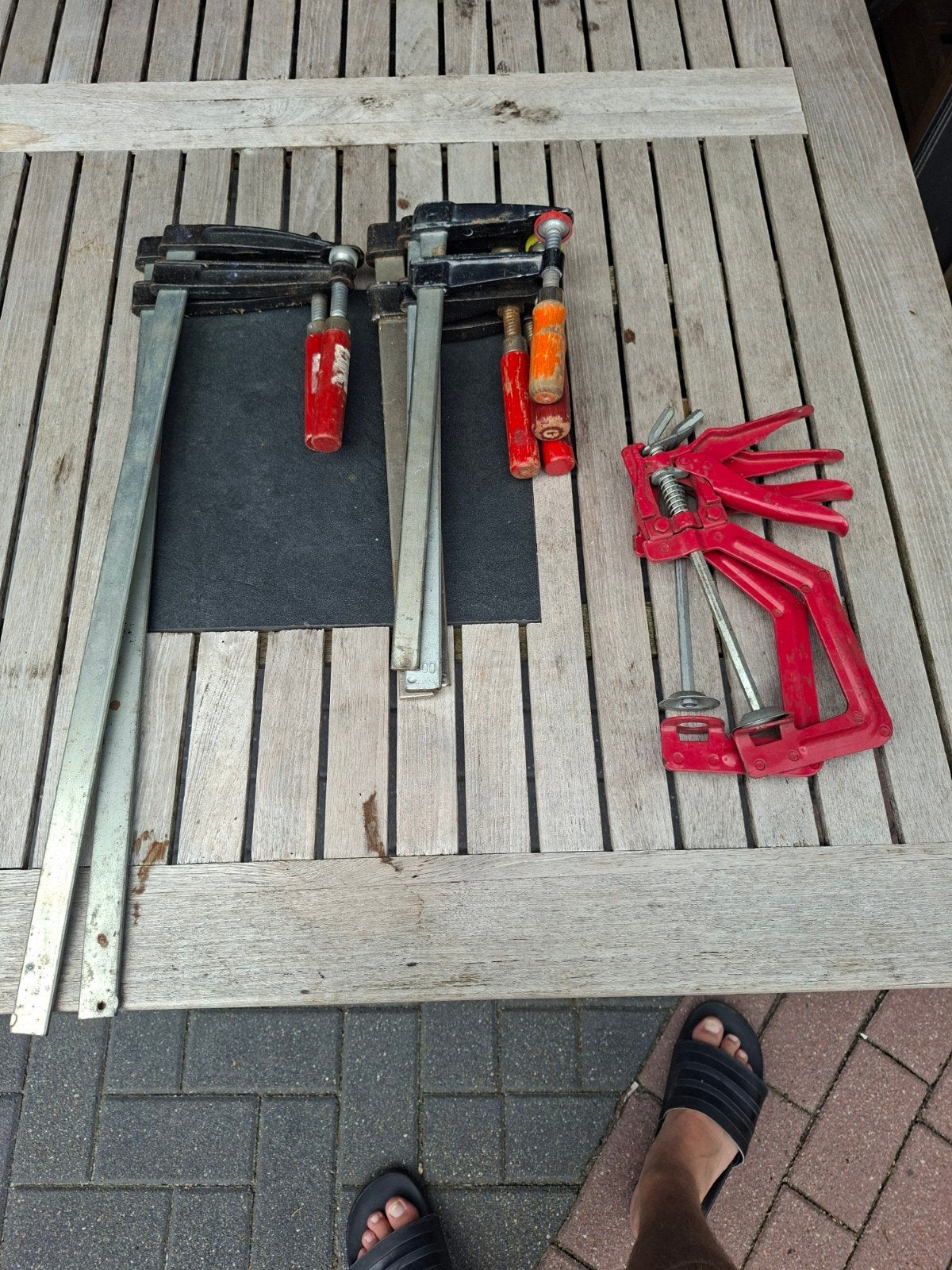 Lijmtangen en snelspanners set (2x 500mm, 4x 300mm, 2x snel), Doe-het-zelf en Verbouw, Gereedschap | Handgereedschap, Ophalen
