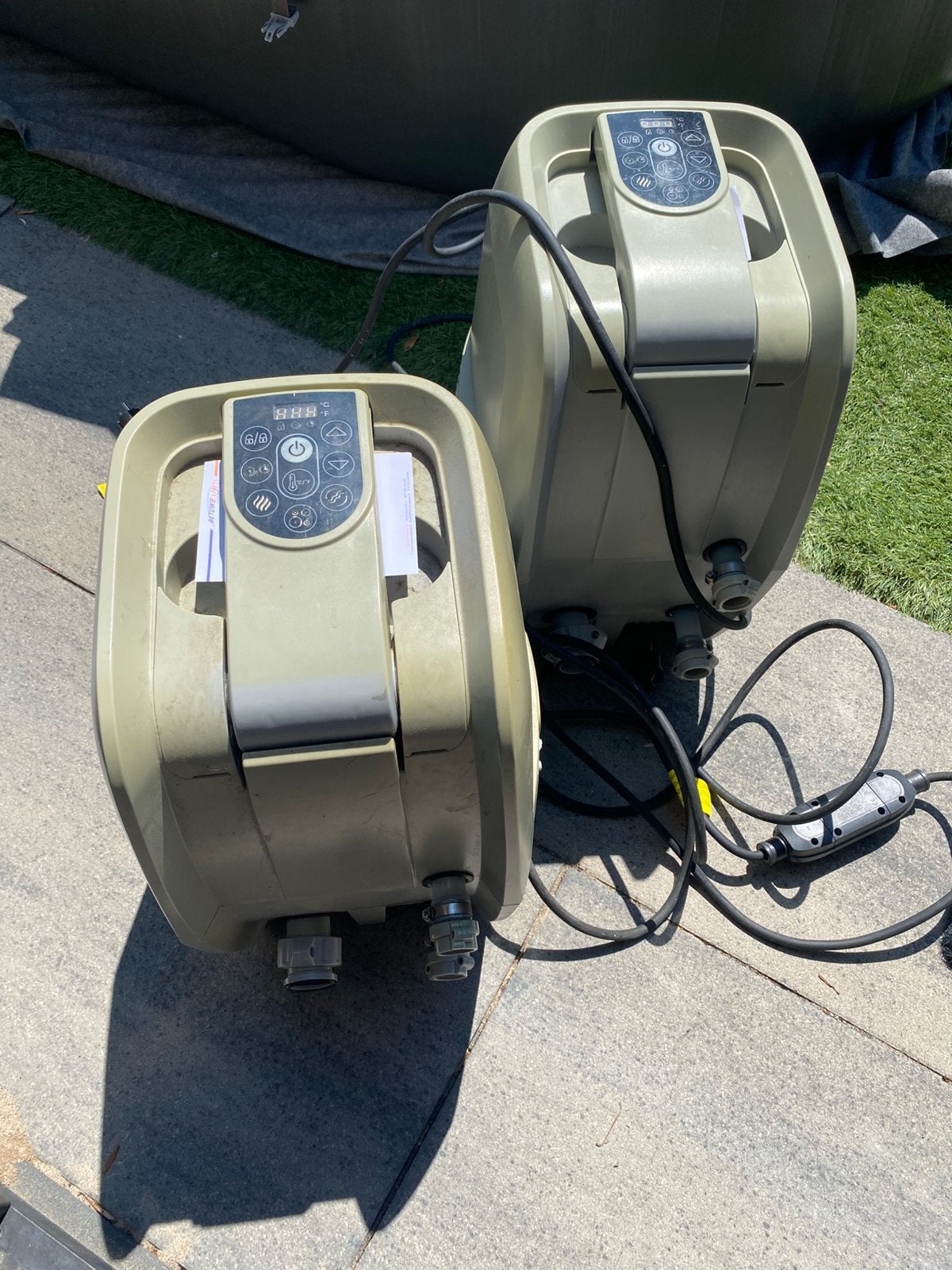 2 jacuzzi pompen met defect, Tuin en Terras, Ophalen, Gebruikt
