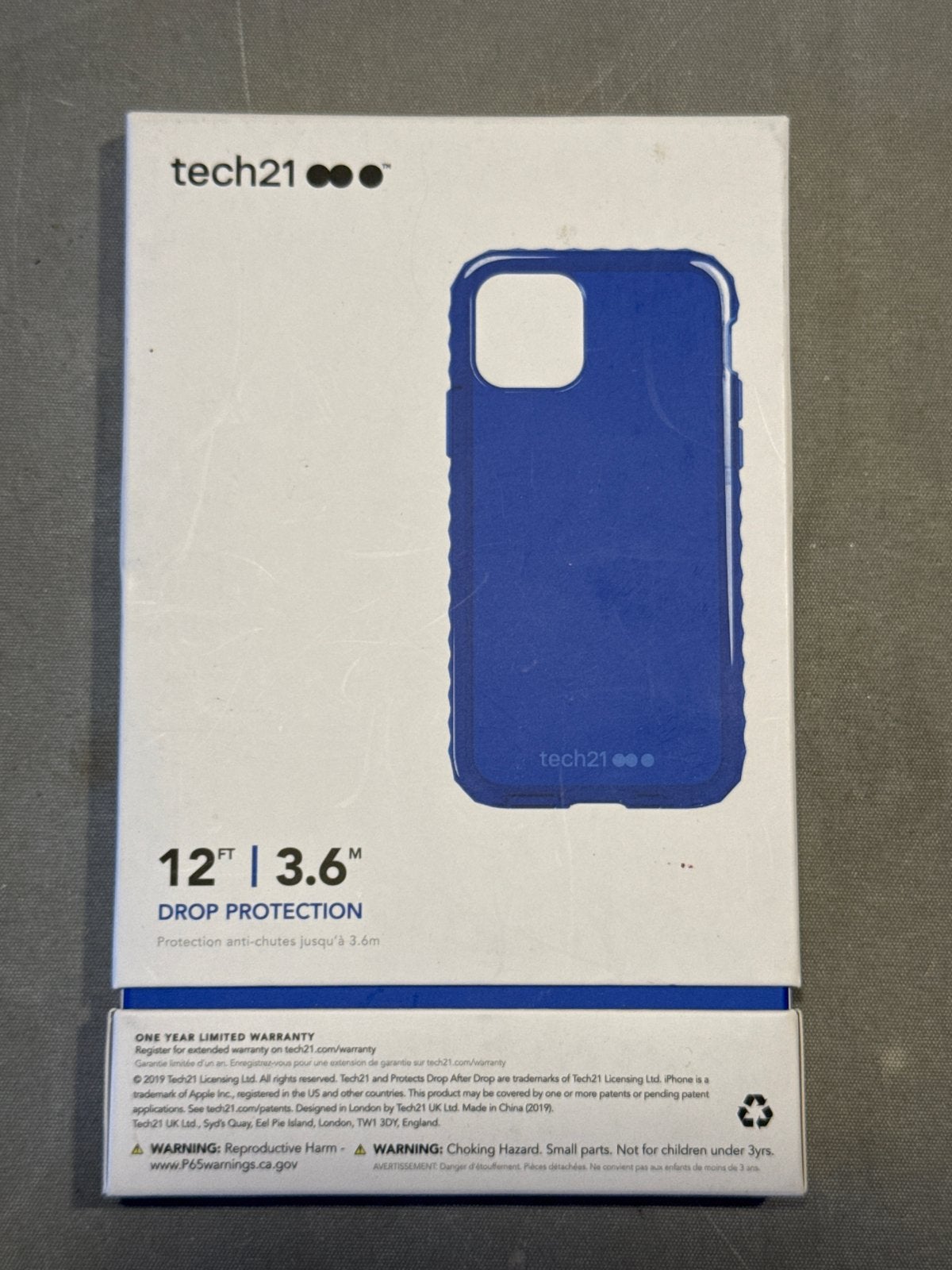 Nieuw Tech21 Evo Rox Hoesje Blauw voor iPhone 11, Kunststof, IPhone 11, Overige merken, Blauw