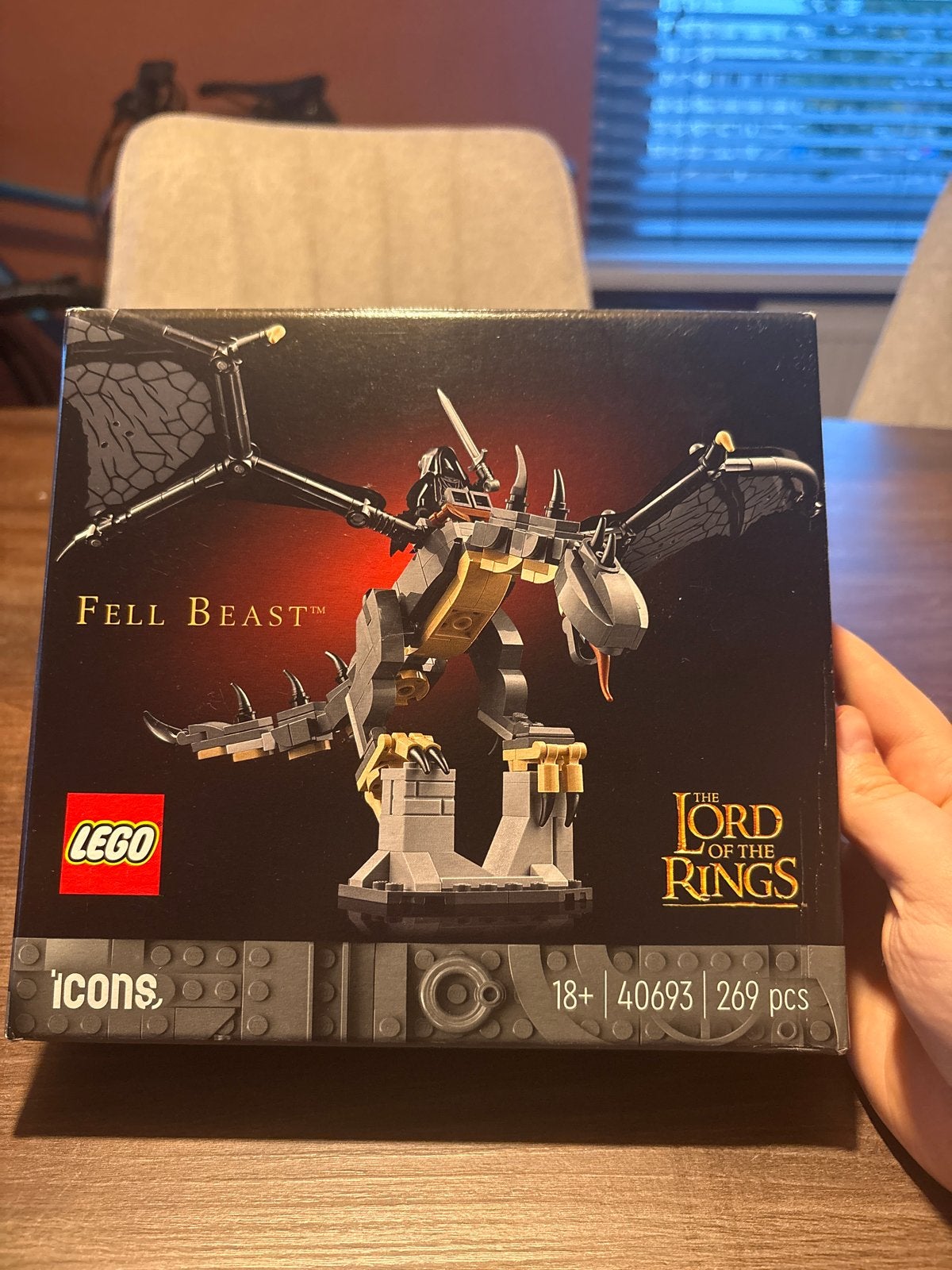 LEGO Icons Lord of the Rings Fell Beast 40693 Nieuw, Ophalen, Nieuw, Overige merken