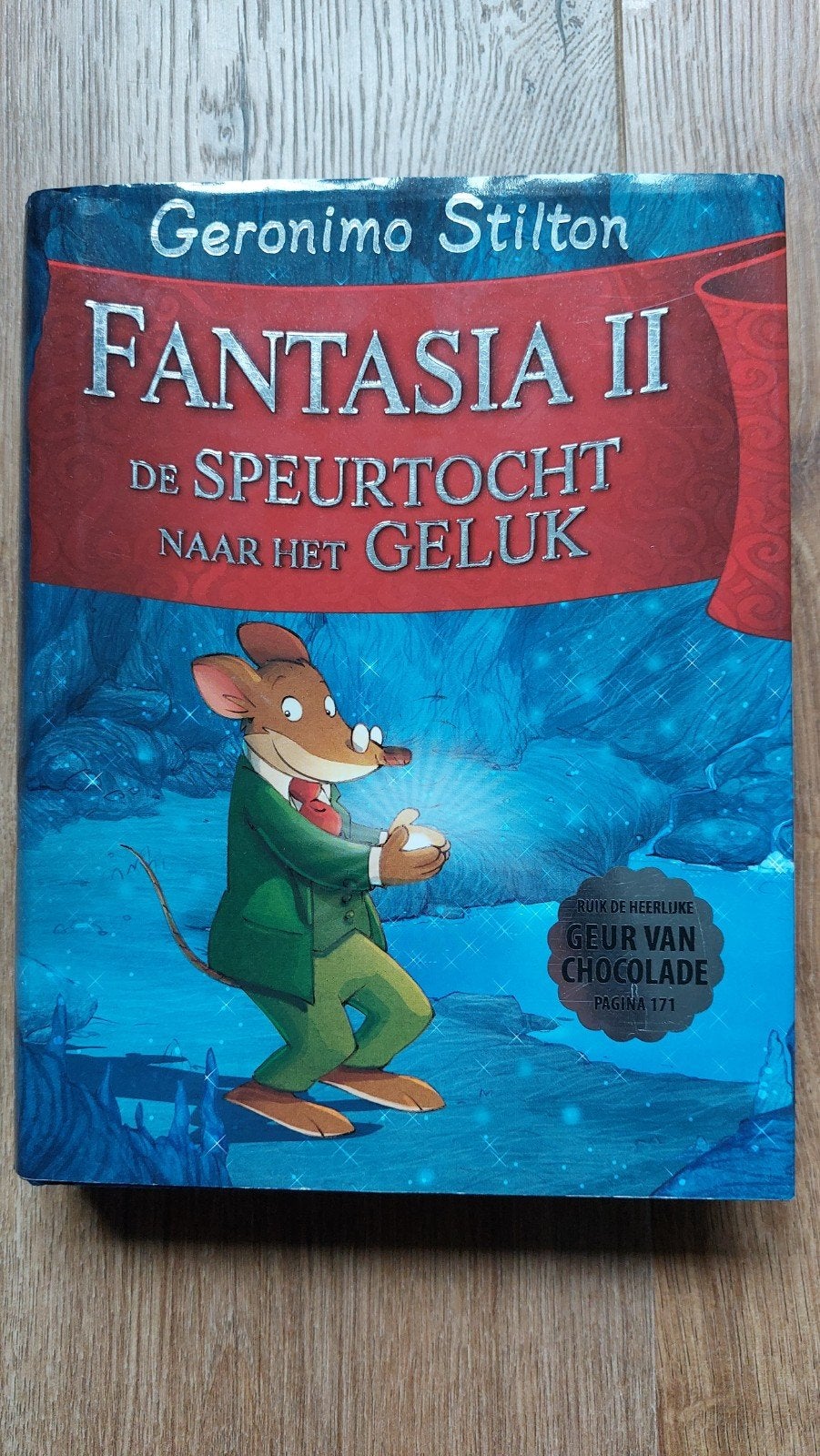 Geronimo Stilton: Fantasia II - De Speurtocht naar het Geluk, Boeken, Ophalen of Verzenden, Gelezen, Geronimo Stilton, Fictie algemeen