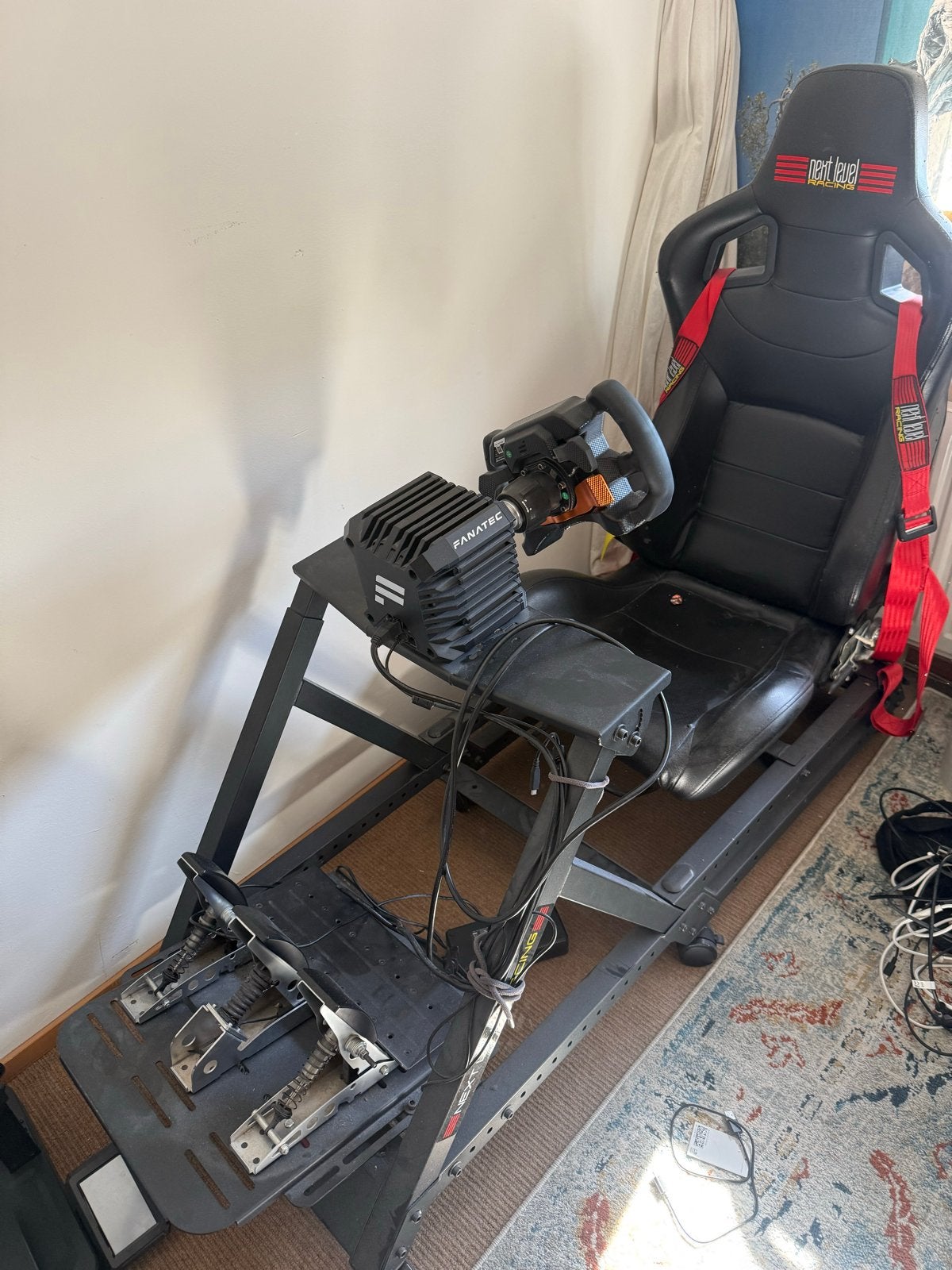 Fanatec DD 8nm met Next Level Racing stoel, Ophalen, Overige merken, Gebruikt
