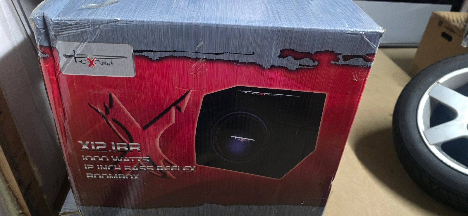 Caliber X12.2 Subwoofer 1000W - Nieuw in doos, Subwoofer, Nieuw, Ophalen of Verzenden, Basreflex