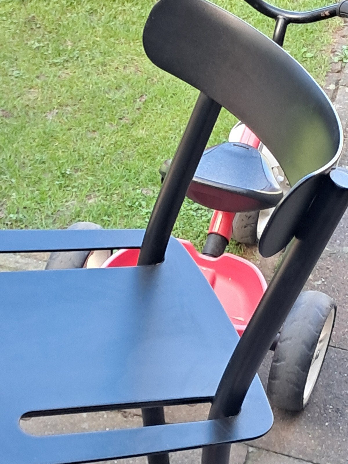 4 zwarte stoelen, Ophalen, Zo goed als nieuw, Zwart