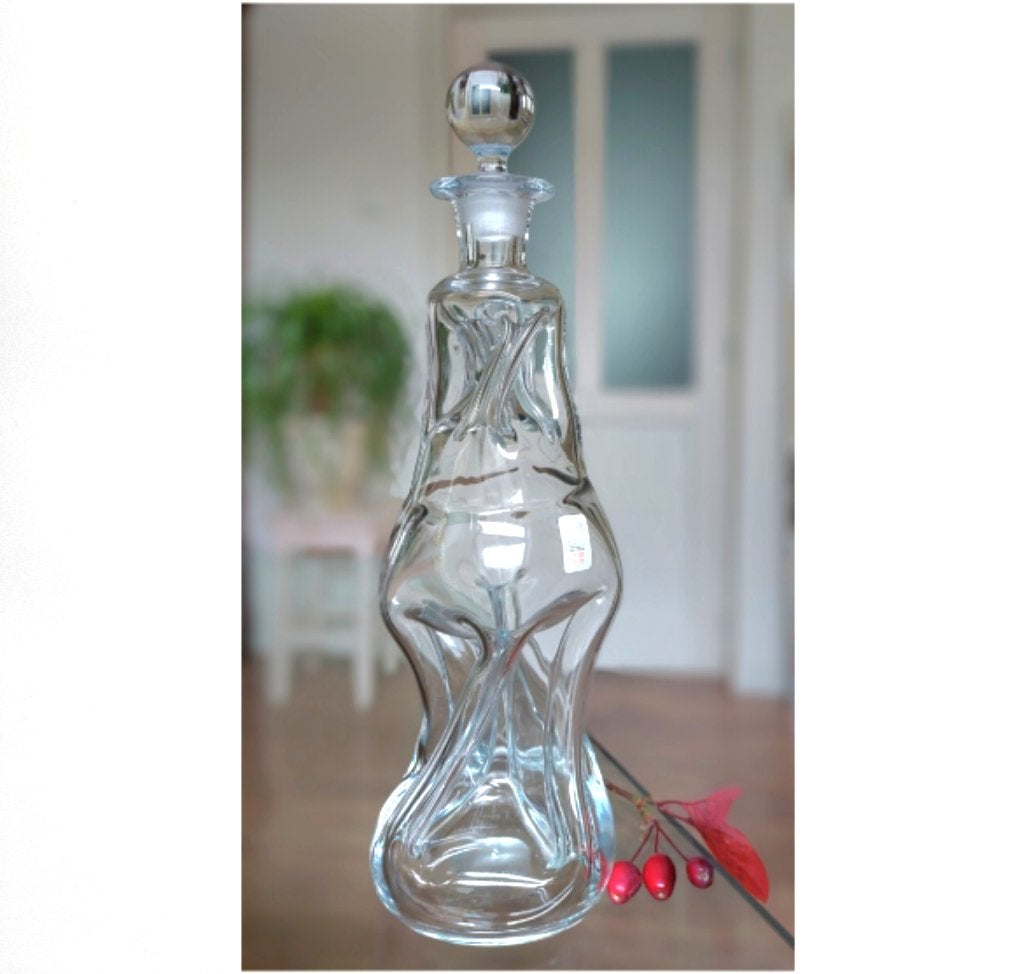 vintage Holmegaard "Gourgelette", Michael Bang, Deense karaf, Ophalen of Verzenden