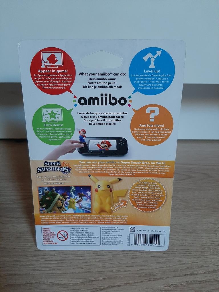 Pokemon pikachu amiibo, Spelcomputers en Games, 1 speler, Ophalen of Verzenden, Avontuur en Actie, Vanaf 3 jaar