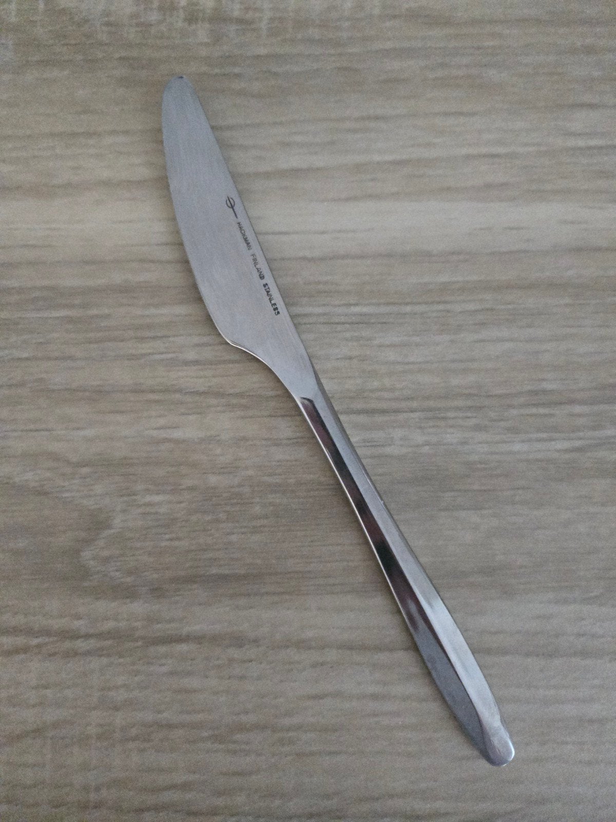 Vintage Hackman Finland ontbijtmes, Antiek en Kunst, Antiek | Bestek, Ophalen of Verzenden
