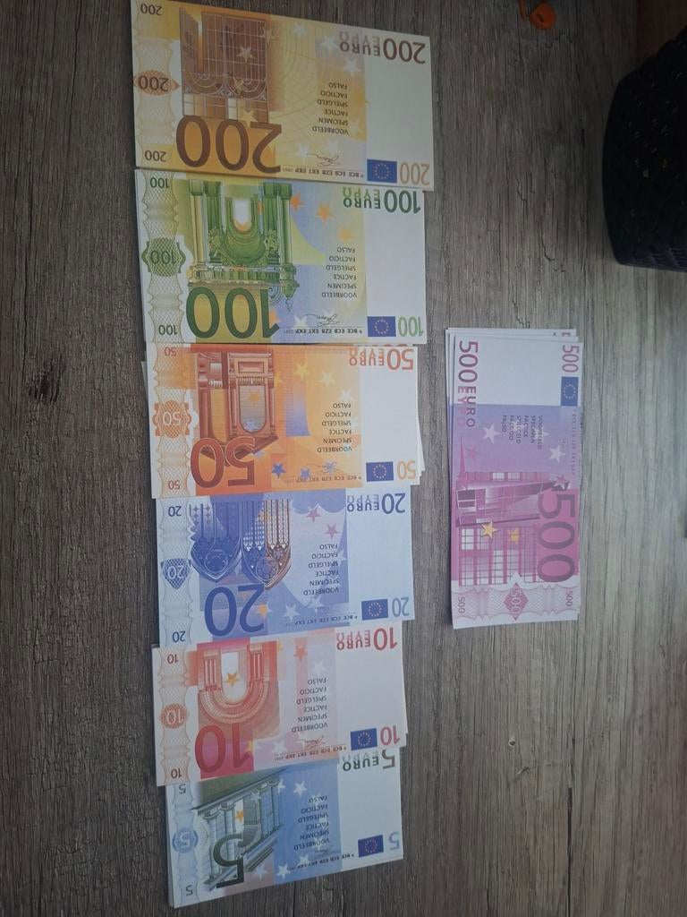 Nep geld  alleen papier dubbelzijdig, Postzegels en Munten, Bankbiljetten | Nederland, Ophalen of Verzenden, 10 gulden