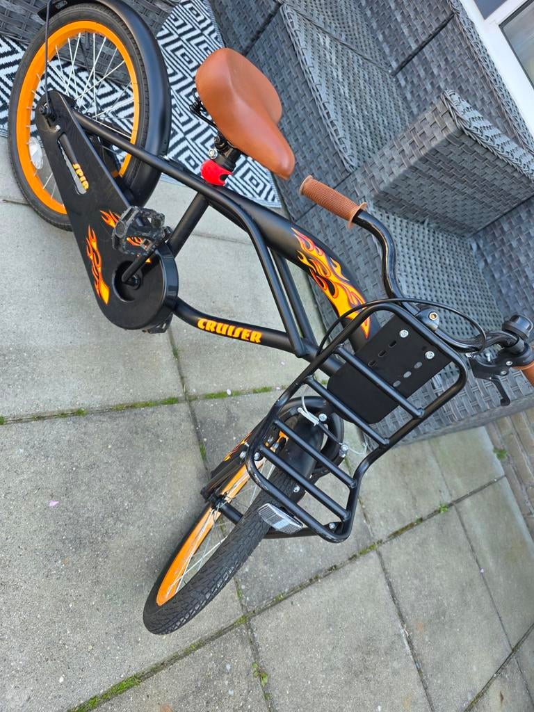 Jongensfiets 4/6 jaar, Ophalen, Terugtraprem, Gebruikt, Staal