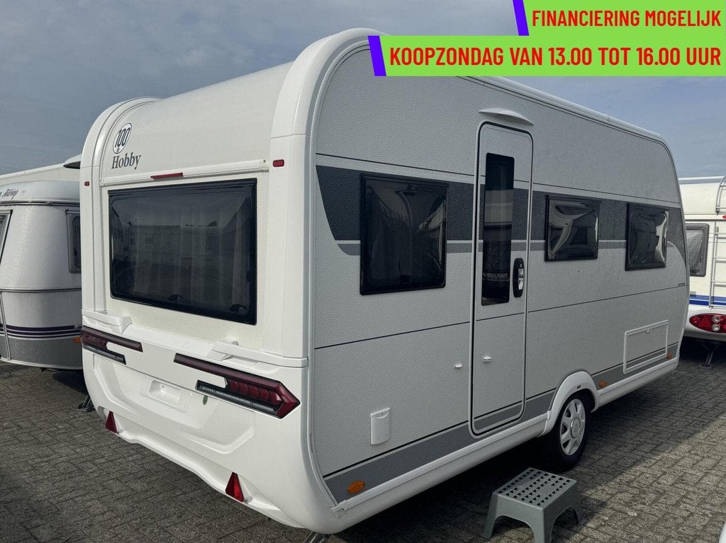 Hobby 460 DL ONTOUR, ENKELE BEDDEN, RONDZIT, MOVER,VOORTENT, Caravans en Kamperen, Mover, Rondzit, Hobby, Bedrijf