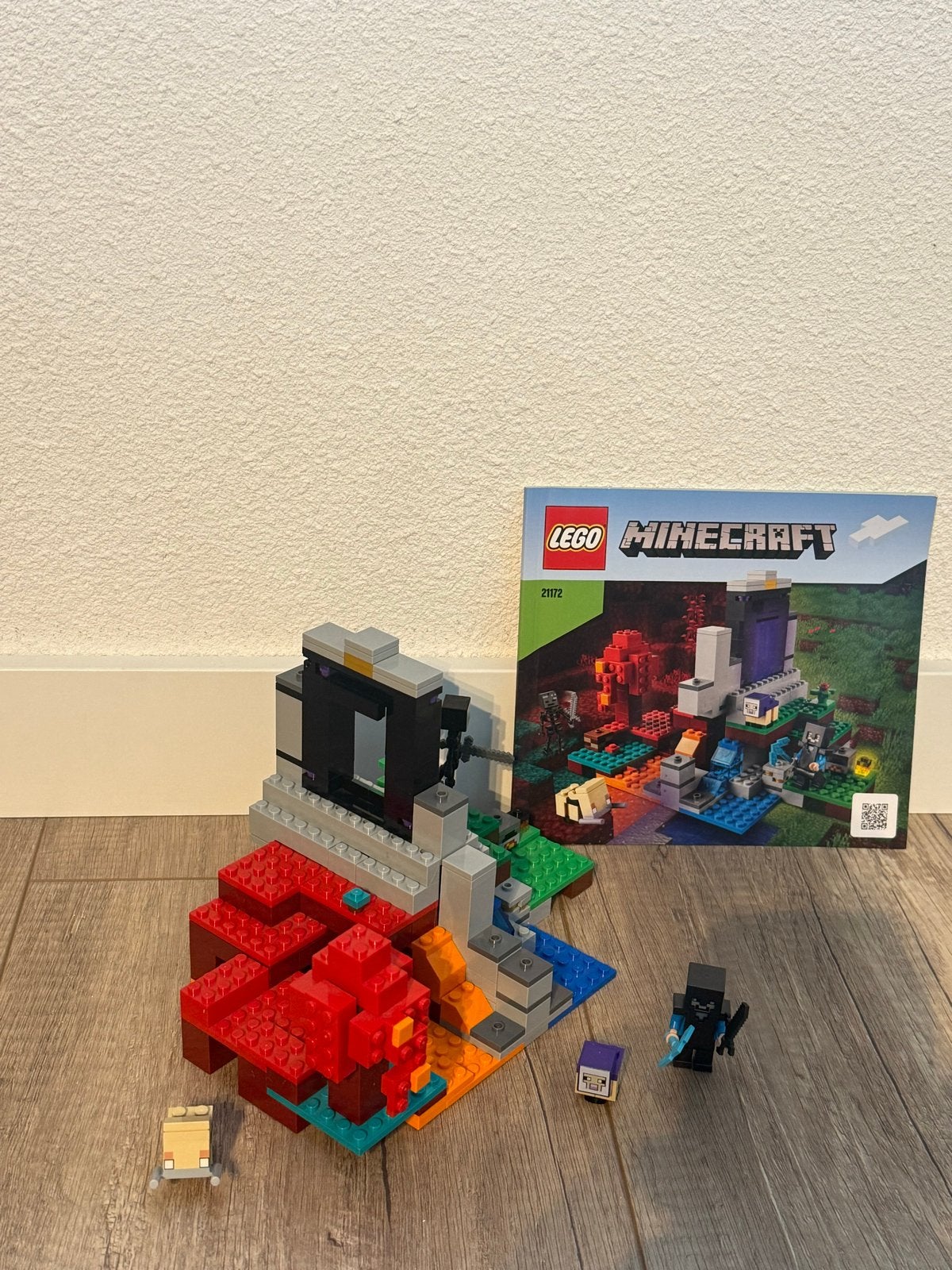 LEGO Minecraft Het Verkeerde Portaal (21172), Ophalen of Verzenden, Zo goed als nieuw, Overige merken