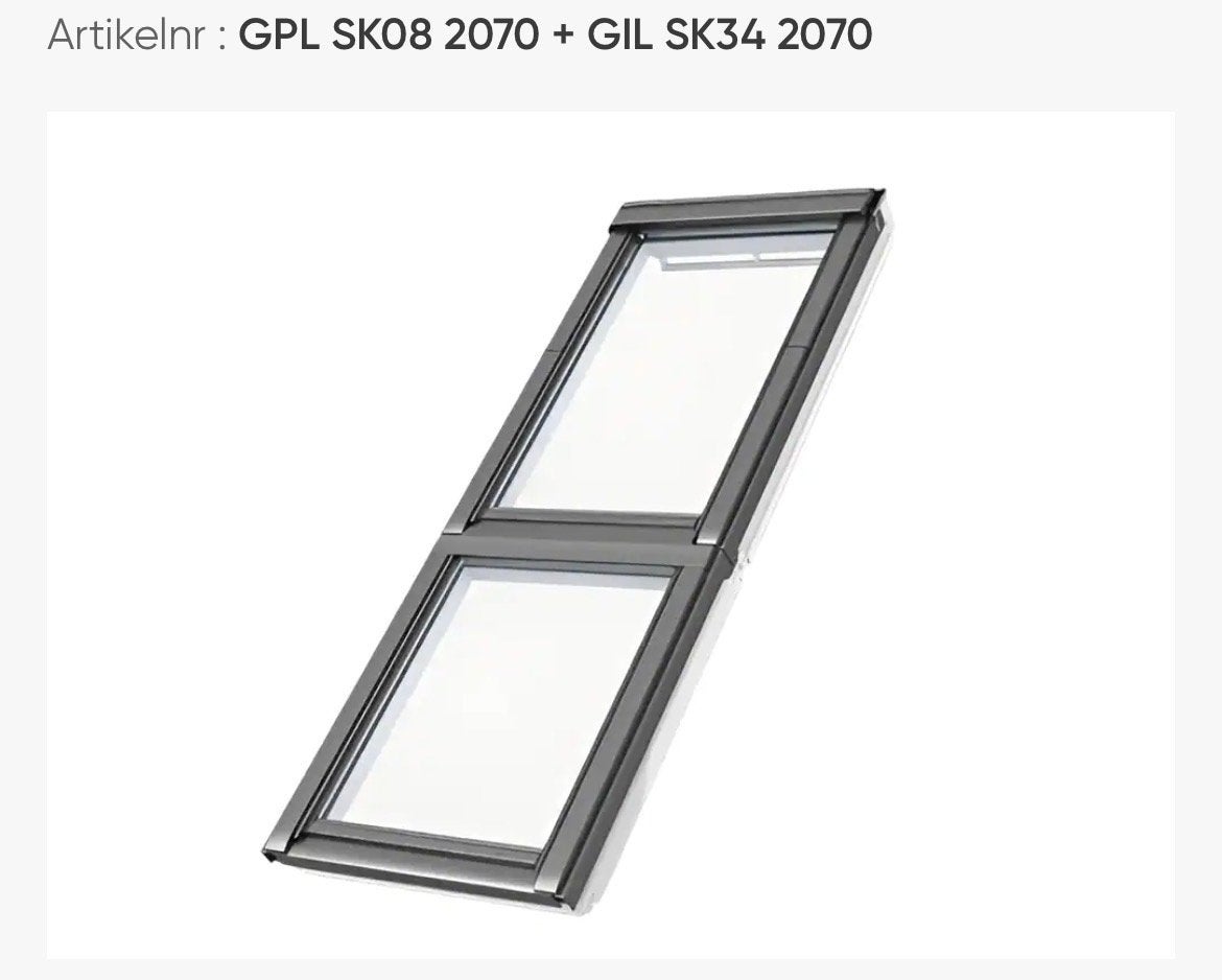 4x VELUX dakraam + gootstukken en elektrische verduistering, Minder dan 80 cm, Zo goed als nieuw, Dubbelglas, Dakraam