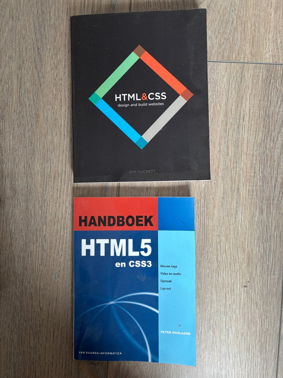 HTML & CSS Boeken: Jon Duckett & Peter Doolaard, Boeken, Informatica en Computer, Gelezen, Internet of Webdesign, Ophalen of Verzenden