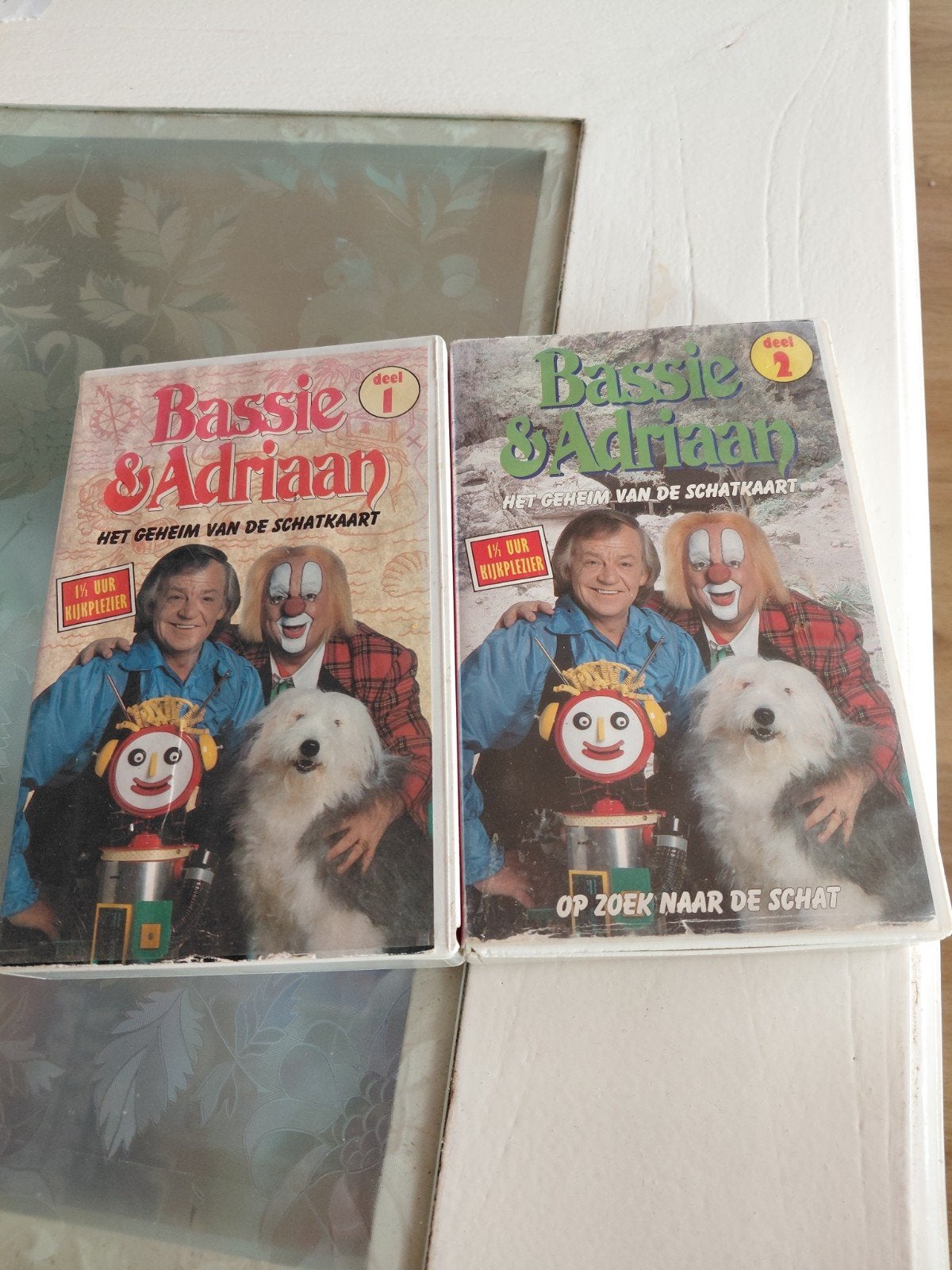 Bassie & Adriaan - Geheim van de Schatkaart (Deel 1 & 2) CNR, Cd's en Dvd's, Ophalen of Verzenden, Gebruikt, Kinderprogramma of -film