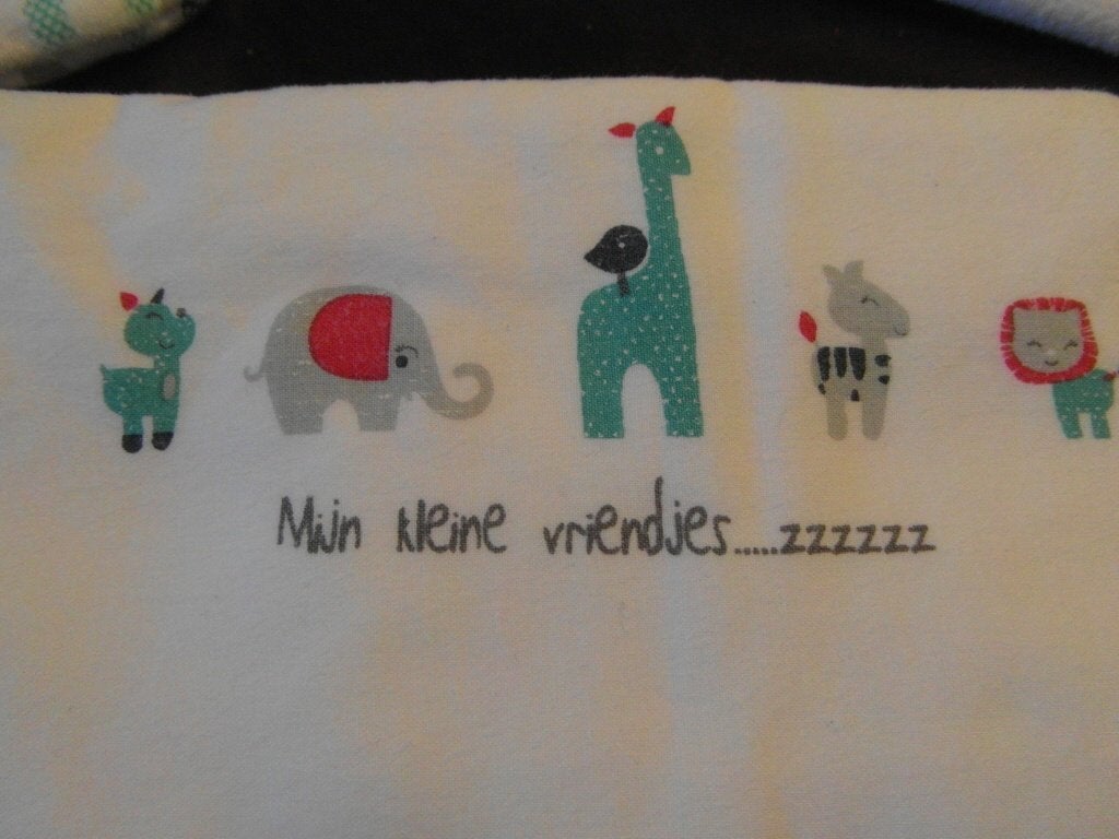 baby lakentje prenatal en kruikenzak en hydrofiele doek 2 x, Ophalen of Verzenden, Zo goed als nieuw, Overige typen, Prenatal