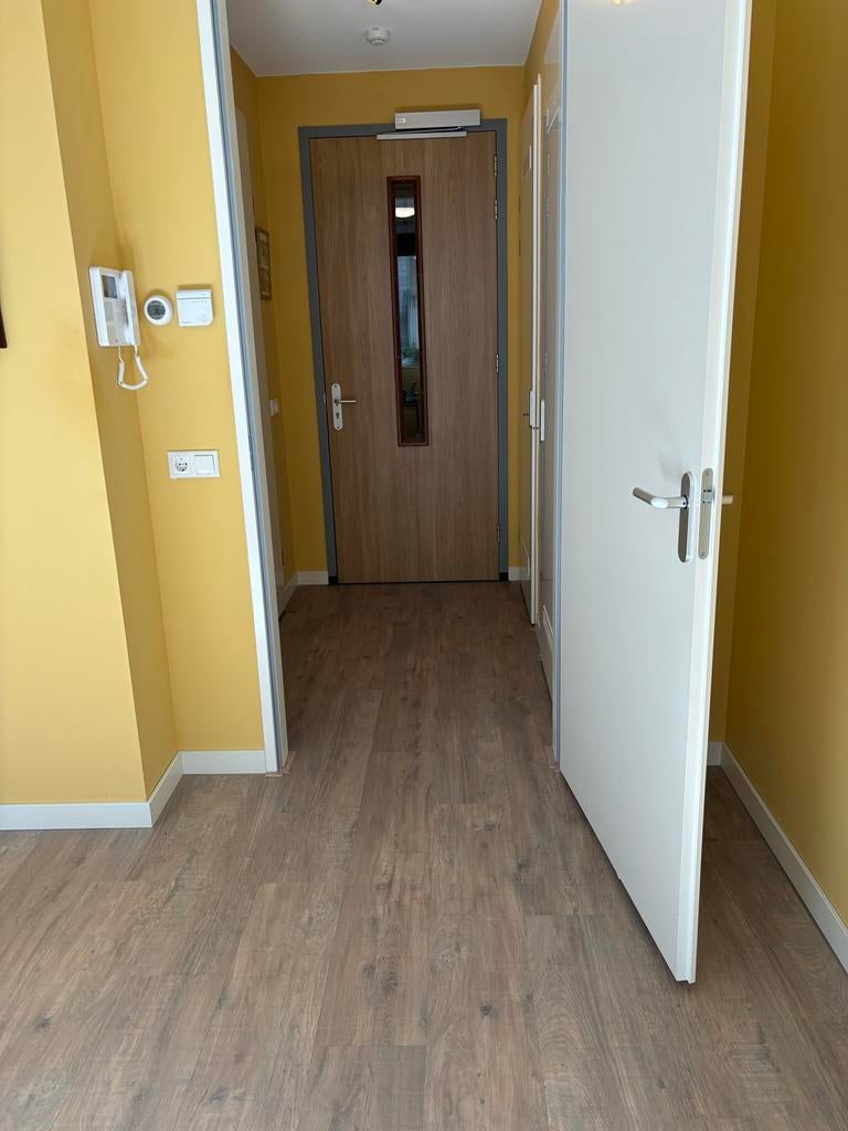 Pvc click laminaat Bf regione lazio met kurk ondervloer, Ophalen, Bruin, Zo goed als nieuw, 25 tot 50 m²