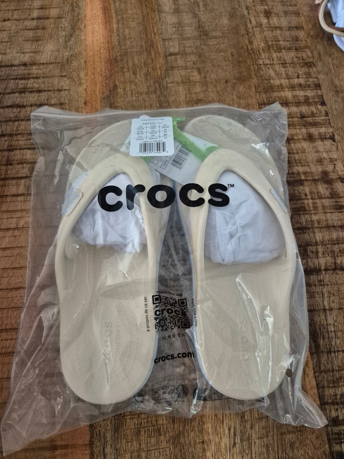Crocs Bayaband Flip slippers mt 38/39, Crocs, Ophalen of Verzenden, Nieuw