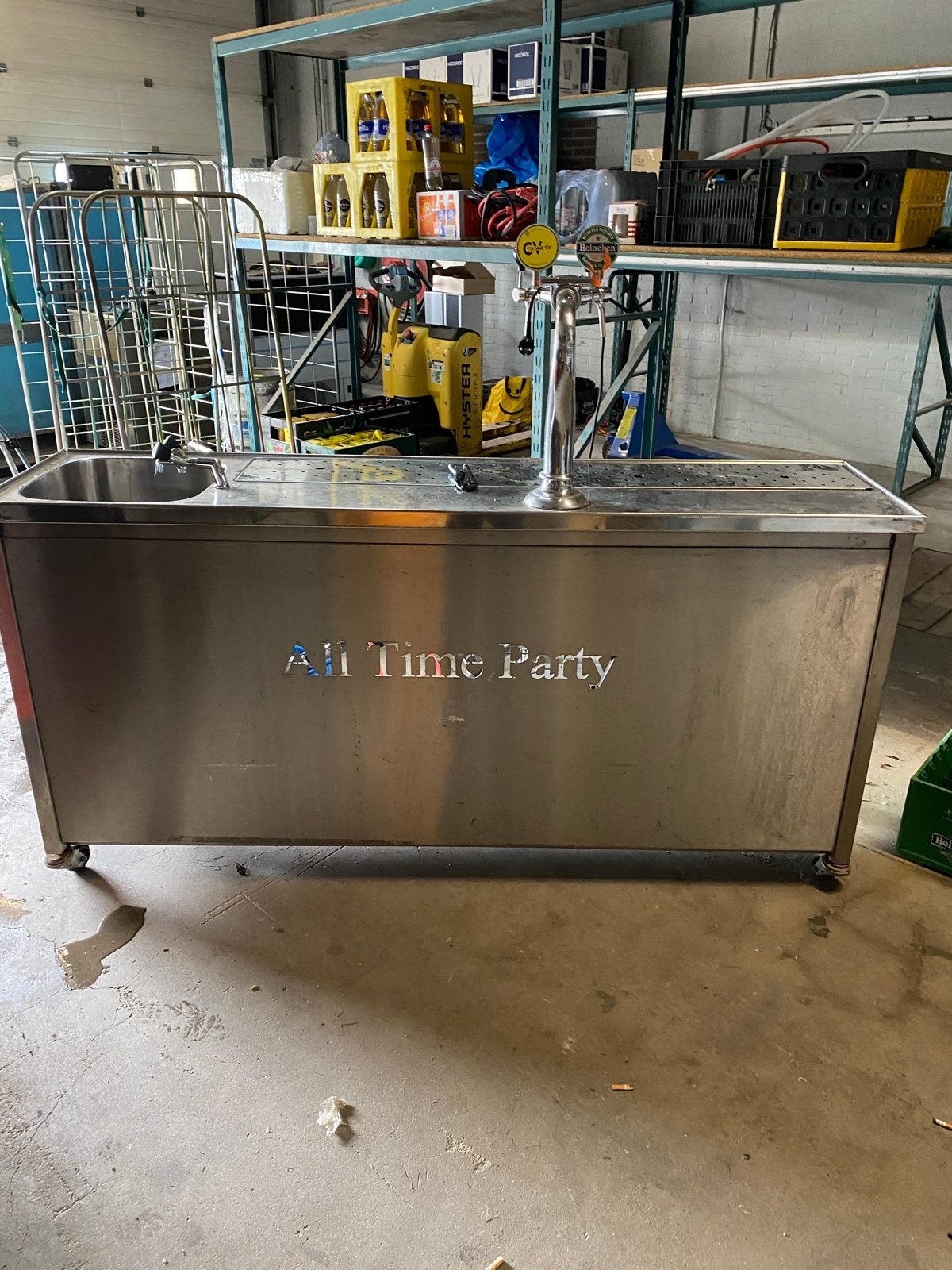 Mobiele tapinstallatie met spoelbak - All Time Party, Witgoed en Apparatuur, Ophalen