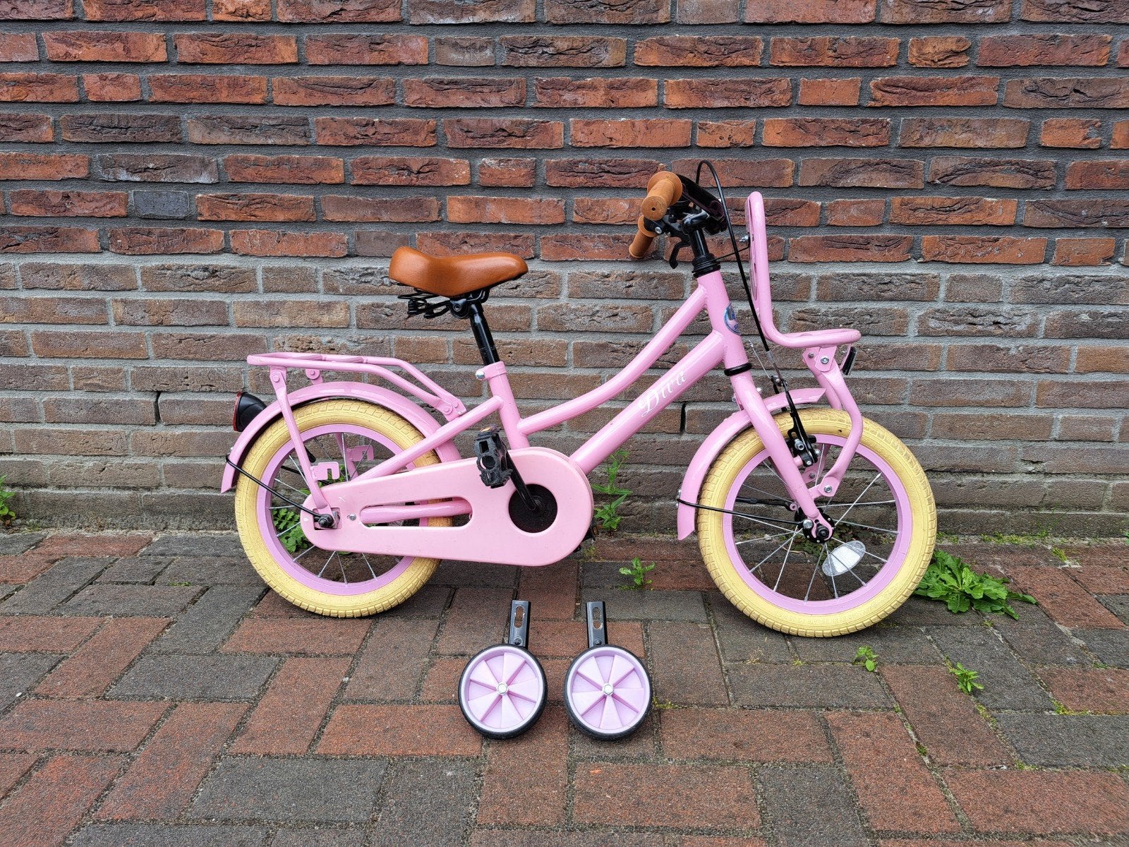 Kinderfiets 14 inch, Ophalen, Gebruikt, Minder dan 16 inch
