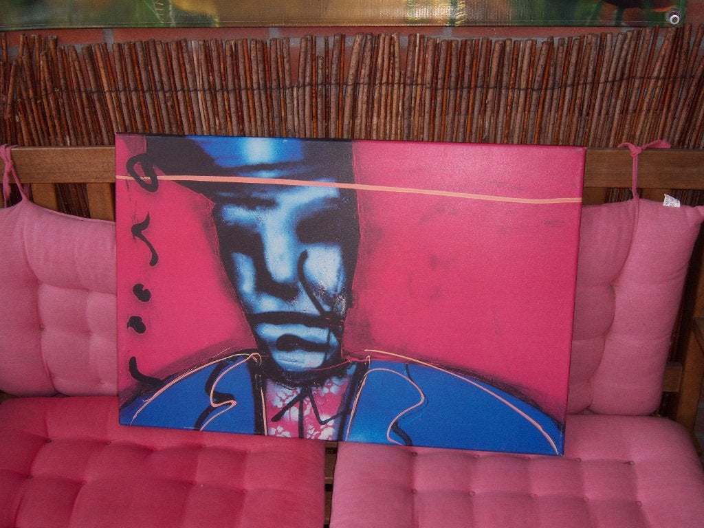 Herman brood canvas ( reproductie ), Ophalen, Zo goed als nieuw, Schilderij