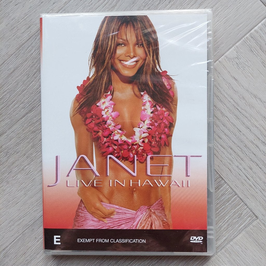 Janet / Live In Hawaii (2002 Australian uitgave) in de seal, Inclusief doosje, Engels, Alle leeftijden, Ophalen of Verzenden