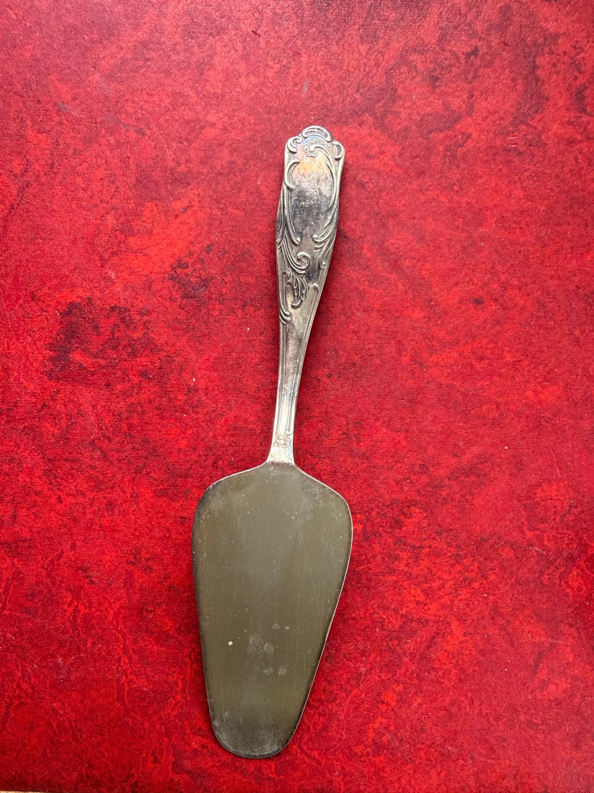 Vintage Verzilverde Taartschep met Sierlijk Handvat, Ophalen of Verzenden