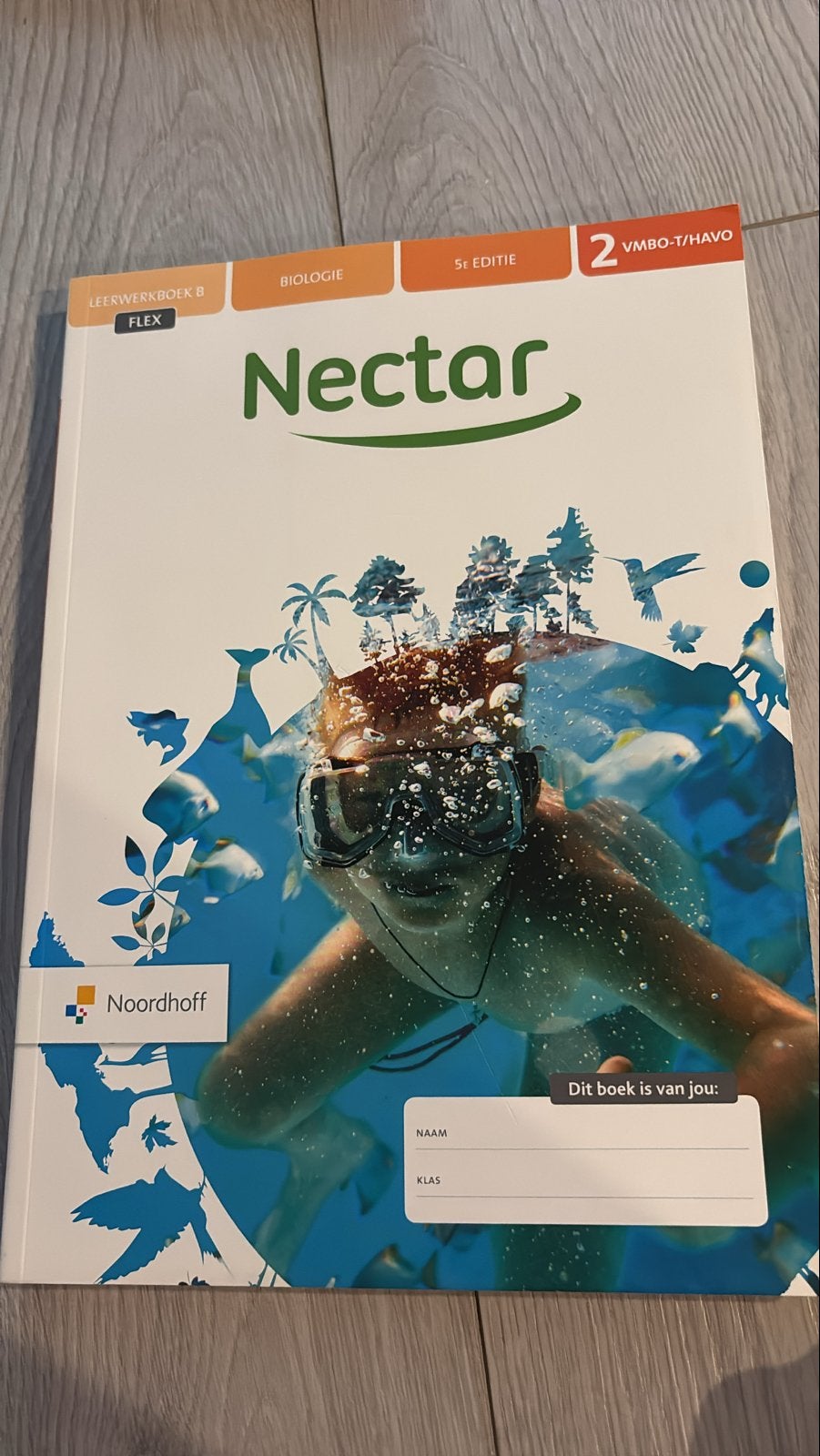 Nectar Biologie Leerwerkboek B VMBO-T/HAVO 2, 5e editie, Ophalen of Verzenden, Zo goed als nieuw, MBO