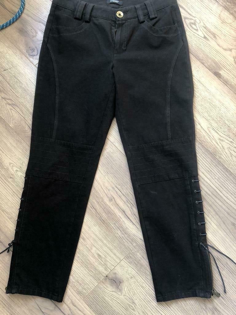 ROSNER zwarte broek model BENTA maat 40, Maat 38/40 (M), Zwart, Ophalen of Verzenden, Zo goed als nieuw