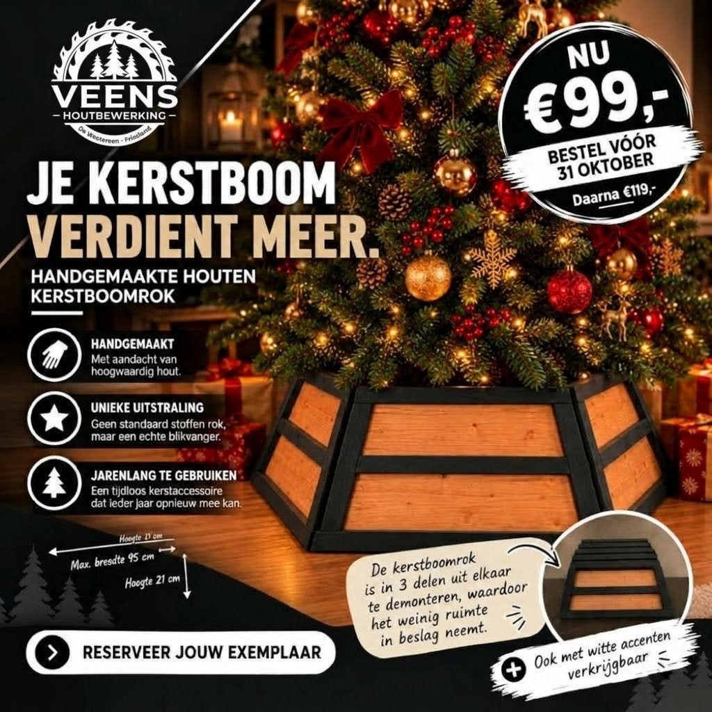 JE KERSTBOOM VERDIENT MEER., Diversen, Ophalen of Verzenden, Nieuw