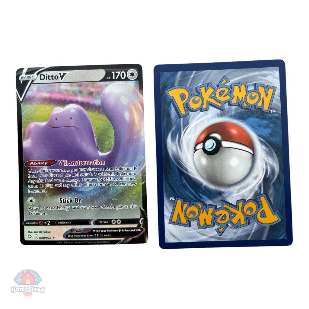 Ditto V 050/072 Shining Fates Ultra Rare NM, Verzenden, Zo goed als nieuw, Losse kaart, Foil