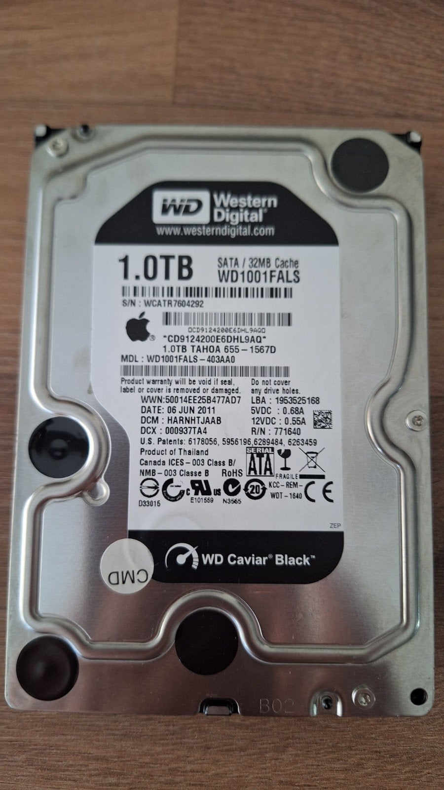 Western Digital 1TB HDD SATA, Intern, 1.0TB, Server, Ophalen of Verzenden