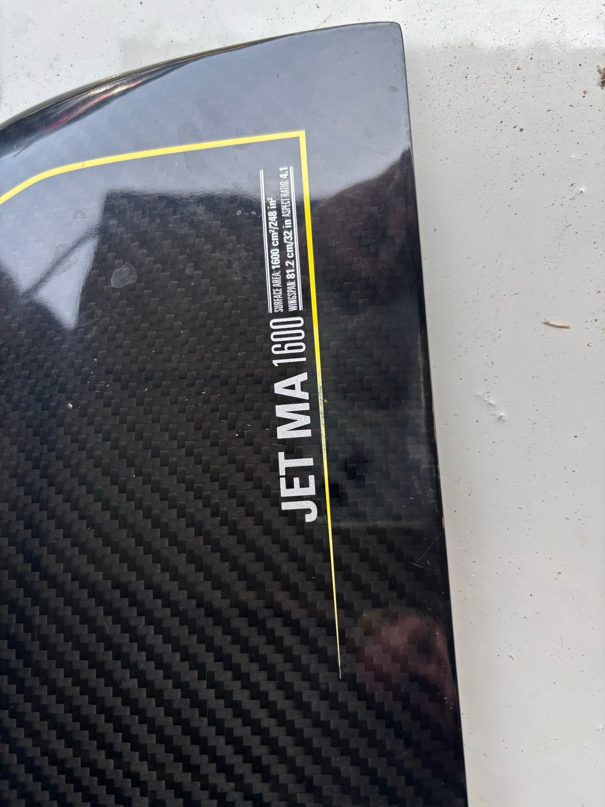 Naish Jet MA 1600 Hydrofoil met HA Stabilizer Pro, Ophalen, Gebruikt, Overige typen, Met vinnen