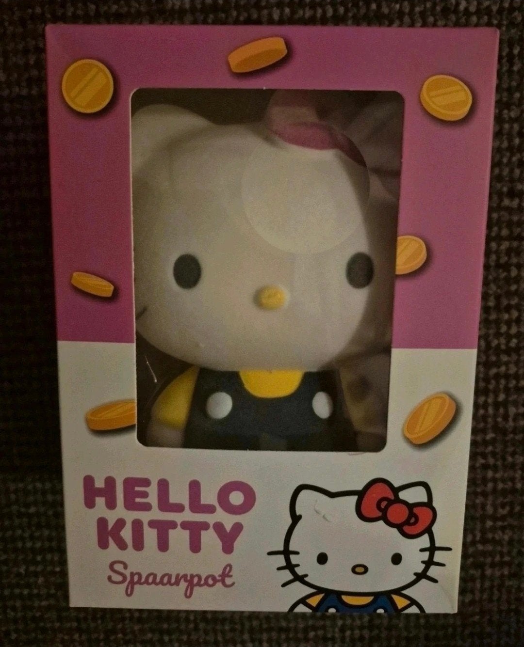 Nieuwe Hello Kitty Spaarpot, Ophalen of Verzenden, Nieuw, Overige materialen, Strip- of Tekenfilmfiguur