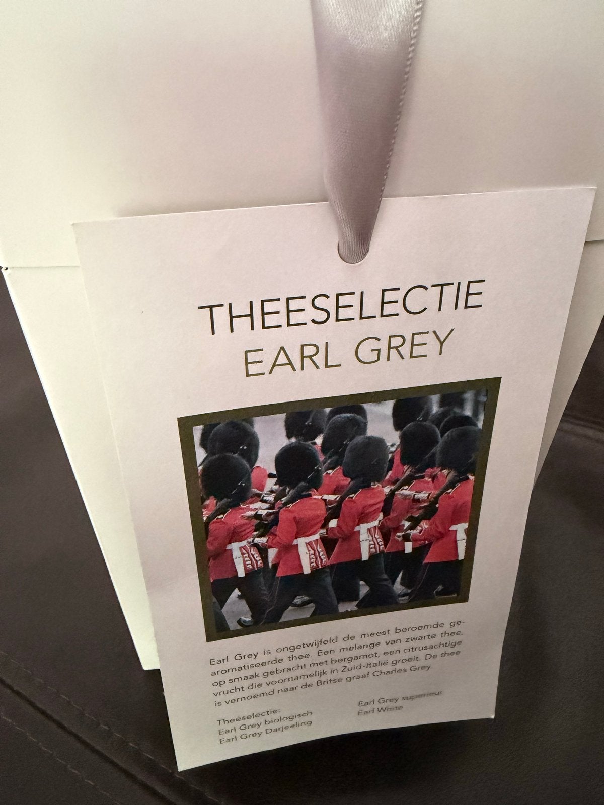 Simon Lévelt Theeselectie Earl Grey - Nieuw in geschenkdoos, Nieuw, Papier/karton, Ophalen of Verzenden, Wit