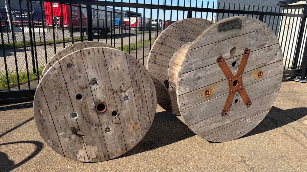 Houten kabelhaspels - 20 stuks, Doe-het-zelf en Verbouw, Hout en Planken, Ophalen