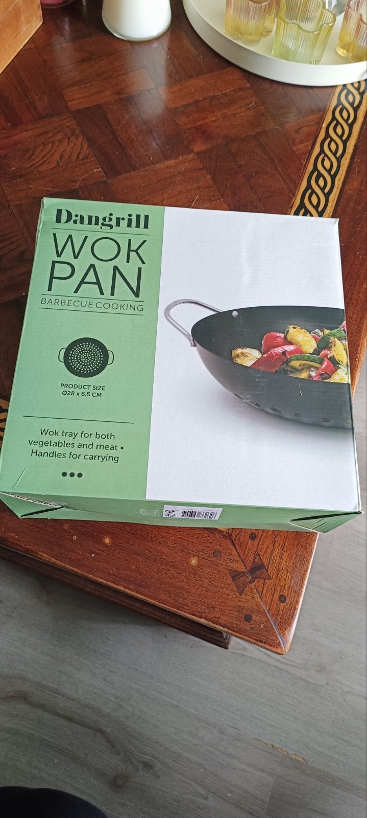 Dangrill wokpan voor de bbq, Ophalen of Verzenden, Nieuw
