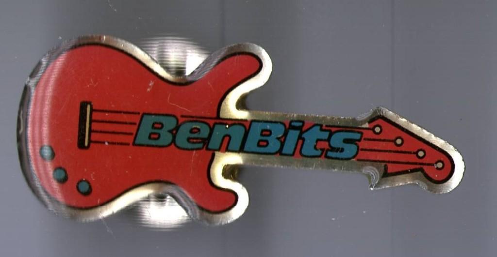BenBits gitaar koper PIN ( BLAD0_072 ), Verzenden, Zo goed als nieuw, Merk, Speldje of Pin