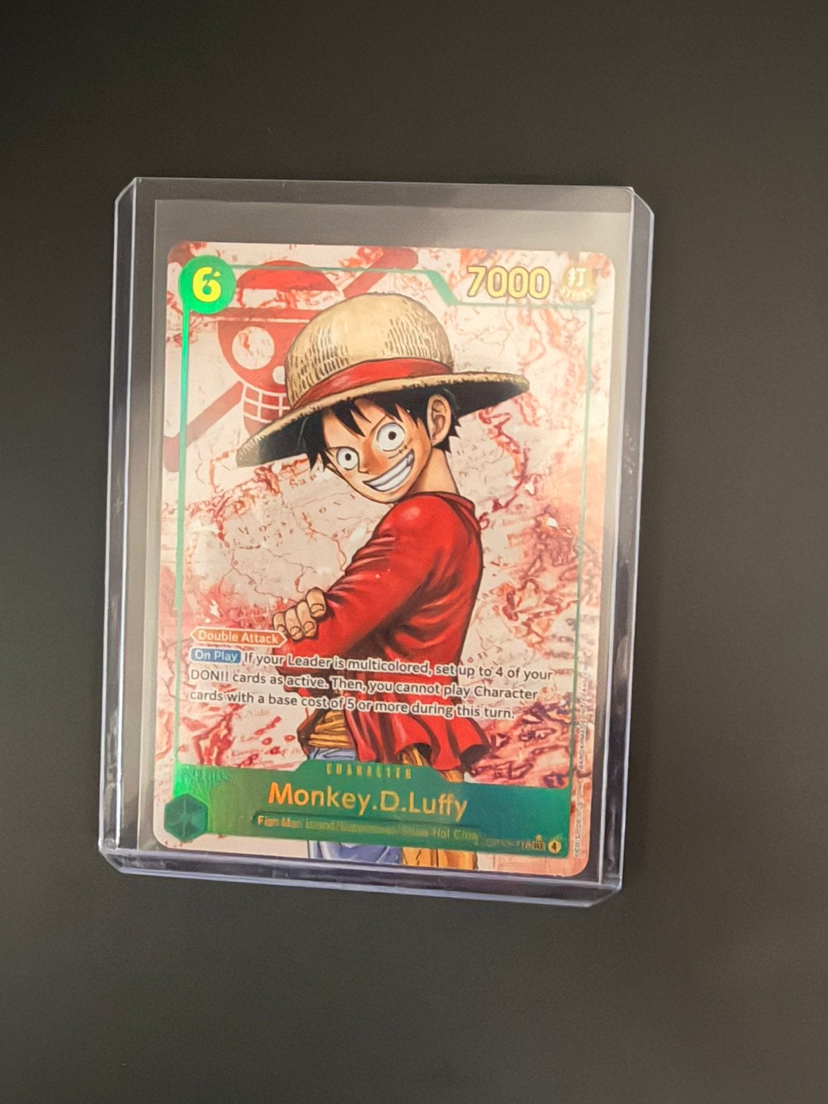 One Piece OP13 Monkey D. Luffy AA - Near Mint, Ophalen of Verzenden, Zo goed als nieuw