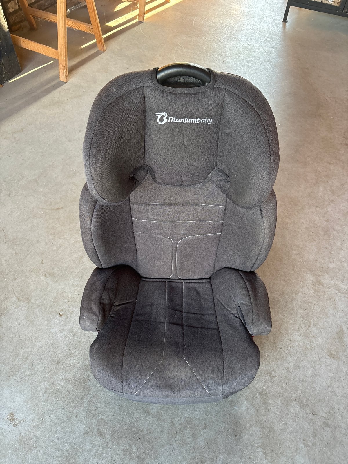 Titaniumbaby autostoel - Grijs, Gebruikt, Overige merken, Ophalen of Verzenden, 9 t/m 36 kg, Gebruikt